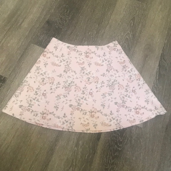 Forever 21 Floral Print Scuba Skater Skirt - Picture 3 of 7